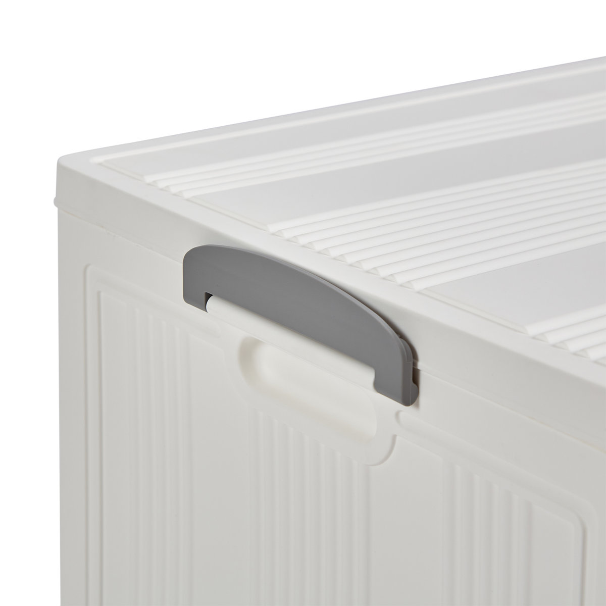 Canas 4 Pack Stackable Storage Bins 70 QT Folding Organizer Boxes Collapsible Closet With Door Wheel Lid